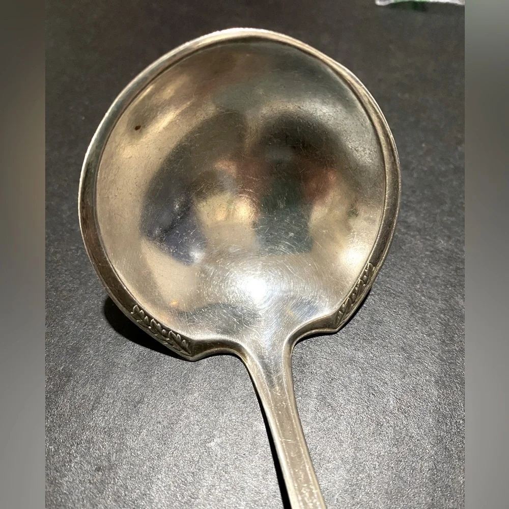1847 Rogers Bros Old Colony Silverplate Serving Spoon 7.25
